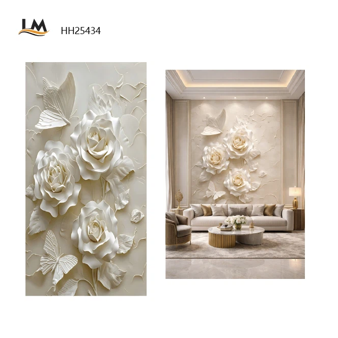 3D Efekt Baskılı PVC Panel UV Dekoratif Panel Dayanıklı, Çizilmeye Dayanıklı Yangına-dayanıklı Neme Dayanıklı Duvar Dekorasyonu